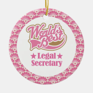 Best Legal Secretary Gift Ornament ter wereld