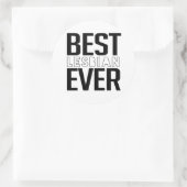 Best-Lesbian-Ever Ronde Sticker (Tas)