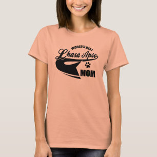 Best Lhasa Apso Mam ter wereld T-shirt