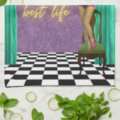 Best Life Funky  Kitsch Theedoek (Gevouwen)