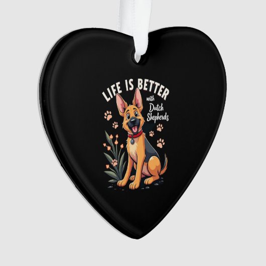 Best life with Dutch Shepherd Tank Top (devant)