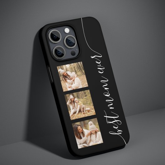 Best Ma Ever Photo Afbeelding Elegant Script Black Case-Mate iPhone Case