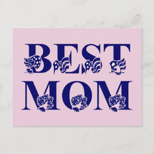 Best Ma USA Flag Text Briefkaart