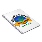 Best Mail Carrier ter wereld Notitieboek (Rechterzijde)