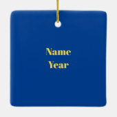 Best Mailman Kerstversiering Keramisch Ornament (Achterkant)