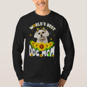 Best Maltese Dog Mam Moederdag ter wereld T-shirt