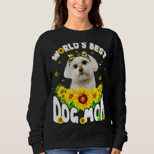 Best Maltese Dog Mam Moederdag ter wereld Trui