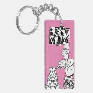 Best mam Cake Maker Decorting Giant Cake Sleutelha Sleutelhanger