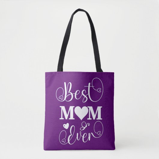 Best mam Ever Canvas tas (Voorkant)
