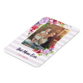Best mam Ever Custom Moederdag Foto Magneet (Linkerzijde)