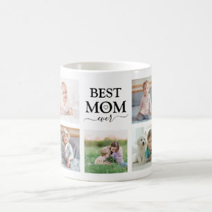 Best mam Ever Family Photo Collage Koffiemok
