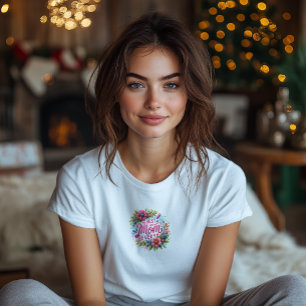 Best mam Ever Floral T-shirt