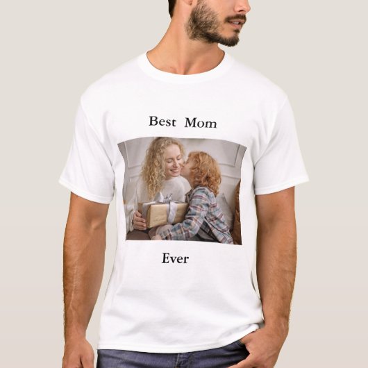 Best mam Ever Foto T-shirt (Voorkant)