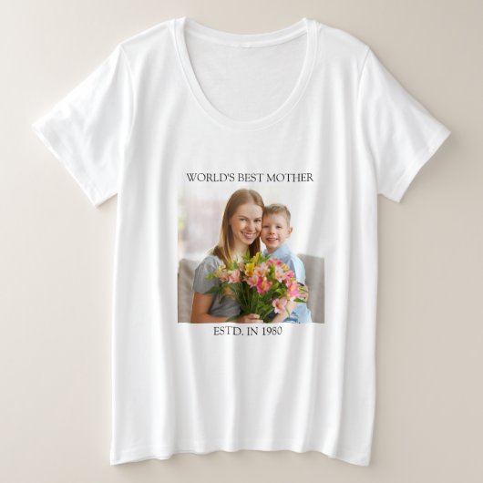 Best mam Ever Gift Idee Grote Maat T-shirt (Design voorkant)
