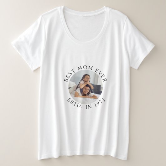 Best mam Ever Gift Idee Grote Maat T-shirt (Design voorkant)
