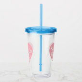 Best mam Ever Heart Acryl Drinkbeker (Rechts)