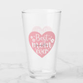 Best mam Ever Heart Glas (Achterkant)