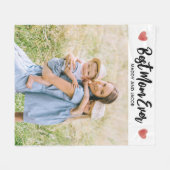 Best mam Ever Modern Photo Fleece Blanket (Voorkant (Horizontaal))