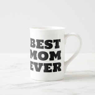 Best mam Ever Modern Typography Moederdag Gift Porselein Kop