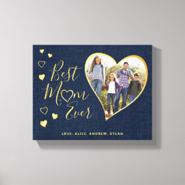 Best mam Ever Moederdag Canvas Afdruk