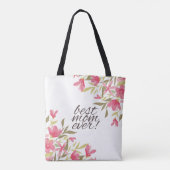 Best mam Ever Moederdag | Canvas tas (Achterkant)