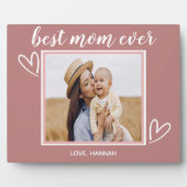 Best mam ever Moederdag Fotoplaat (Voorkant)