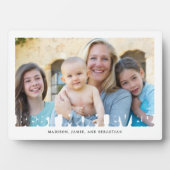 Best mam Ever Moederdag Gift Photo Fotoplaat (voorkant)