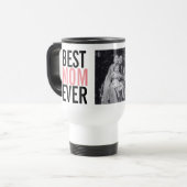 Best mam Ever Moederdag Photo Travel Mug Reisbeker (Voorkant links)