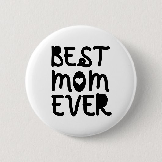 Best mam Ever Moederdag Ronde Button 5,7 Cm (Voorkant)
