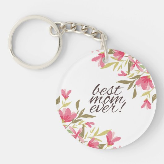 Best mam Ever Moederdag | Sleutelhanger (Voorkant)