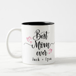 Best mam Ever Moederdag Tweekleurige Koffiemok