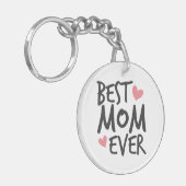 Best mam Ever Moederdag Typografie | SLEUTELHANGER (Voorkant Links)