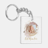 Best mam Ever Photo Modern Sleutelhanger (Voorkant Links)