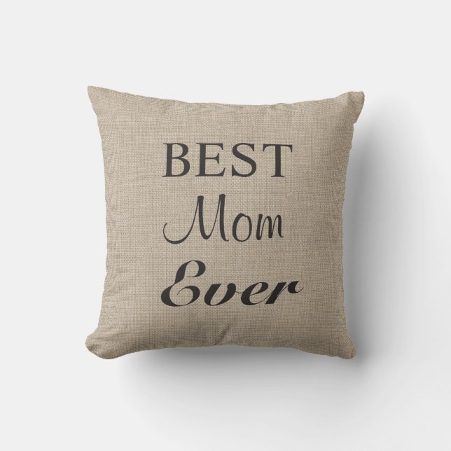 Best mam Ever Pillow op schoot Kussen (Voorkant)