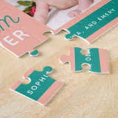 Best mam Ever Script Family Photo Collage Legpuzzel (Zijkant)