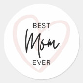 Best mam Ever Sticker (Voorkant)