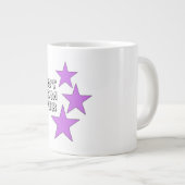 Best mam Ever Typografie Extra Grote Beker (Voorkant rechts)