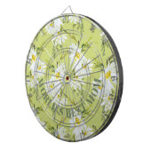 Best Mam Floral Botanical Daisy Dartboard Dartbord (Voorkant Rechts)