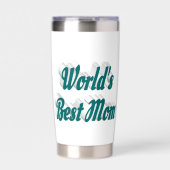 Best mam green text geïsoleerde drinkbeker (Voorkant)