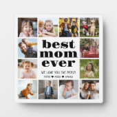 Best mam ooit 12 Photo Collage Fotoplaat (Voorkant)