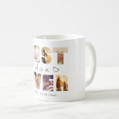 Best mam ooit aangepaste tekstfoto koffiemok (Voorkant rechts)