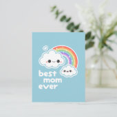 Best mam ooit briefkaart (Staand voorkant)