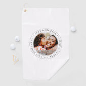 Best mam ooit - Klassieke Eenvoudige foto Golfhanddoek (Insitu)