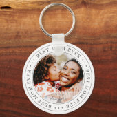 Best mam ooit - Klassieke Eenvoudige foto Sleutelhanger (Voorkant)