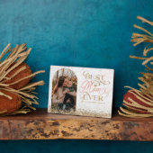 Best mam ooit script Gold Glitter Arch Foto Fotoplaat (Zijkant)