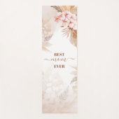 Best mam Pampas Grass Botanical Terracotta Yogamat (Voorkant)