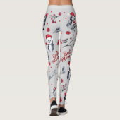 Best mam Penguin kerstpatroon Leggings (Achterkant)
