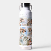 Best mam Photo Collage Waterfles (Voorkant)