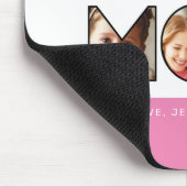 Best mam Quote 3 Foto Collage Pink Muismat (Hoek)