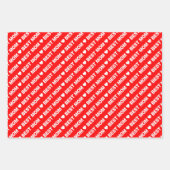 Best mam Red and White Wrapping Paper Sheets (Voorkant)